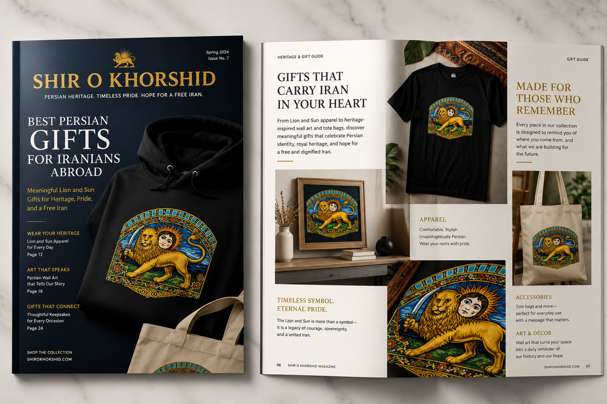 Best Persian Gifts for Iranians Abroad: Lion and Sun Gifts for Heritage, Pride, and a Free Iran